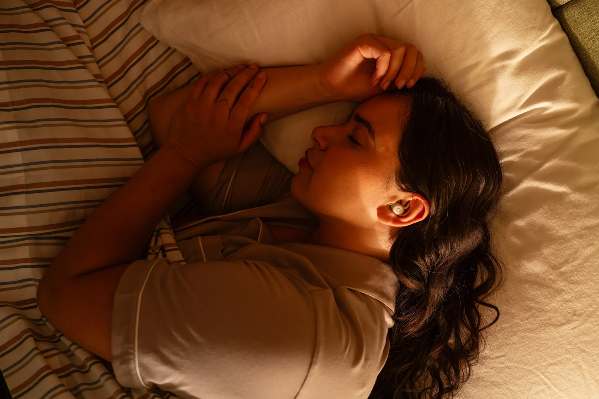 Mom sleeping